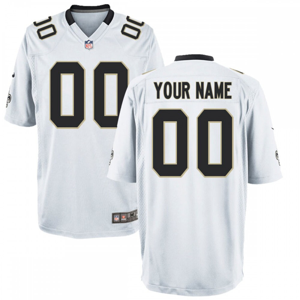 Nike New Orleans Saints Custom Youth Game Jersey-GridironStore